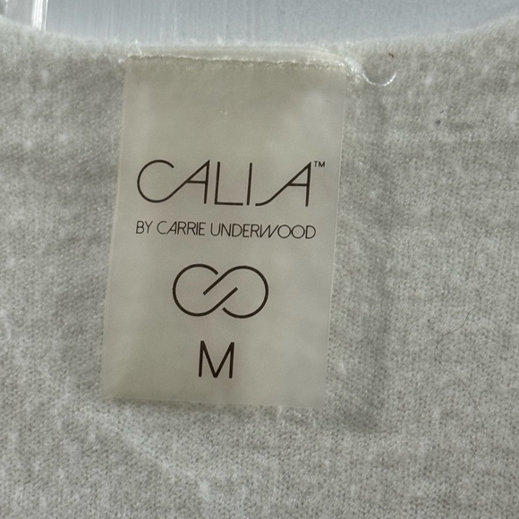 CALIA Carrie Underwood long sleeve drape front sweater top - Picture 4 of 5